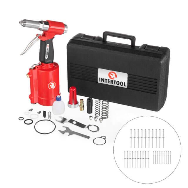 Пистолет заклепочный пневматический в кейсе с аксессуарами - фото 6 Пистолет заклепочный пневматический в кейсе с аксессуарами - фото 6