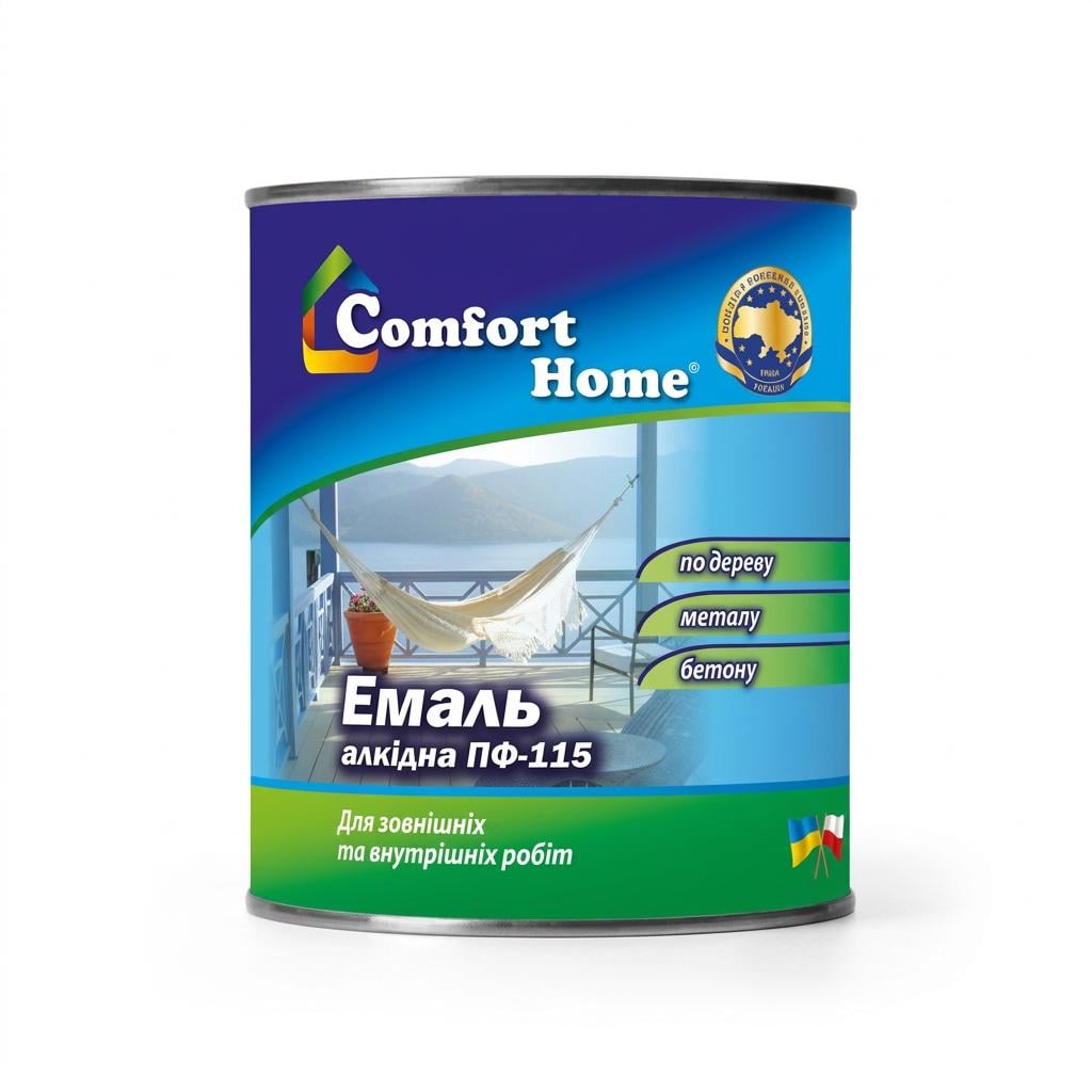 Эмаль алкидная Comfort ПФ-115 0,9 кг Зеленый (12569)