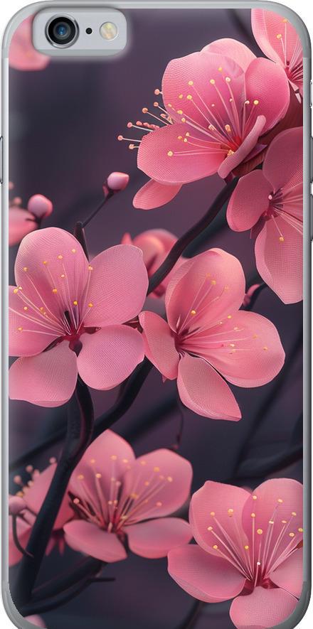 Чехол на iPhone 6 Пурпурная сакура (6075t-45-42517)