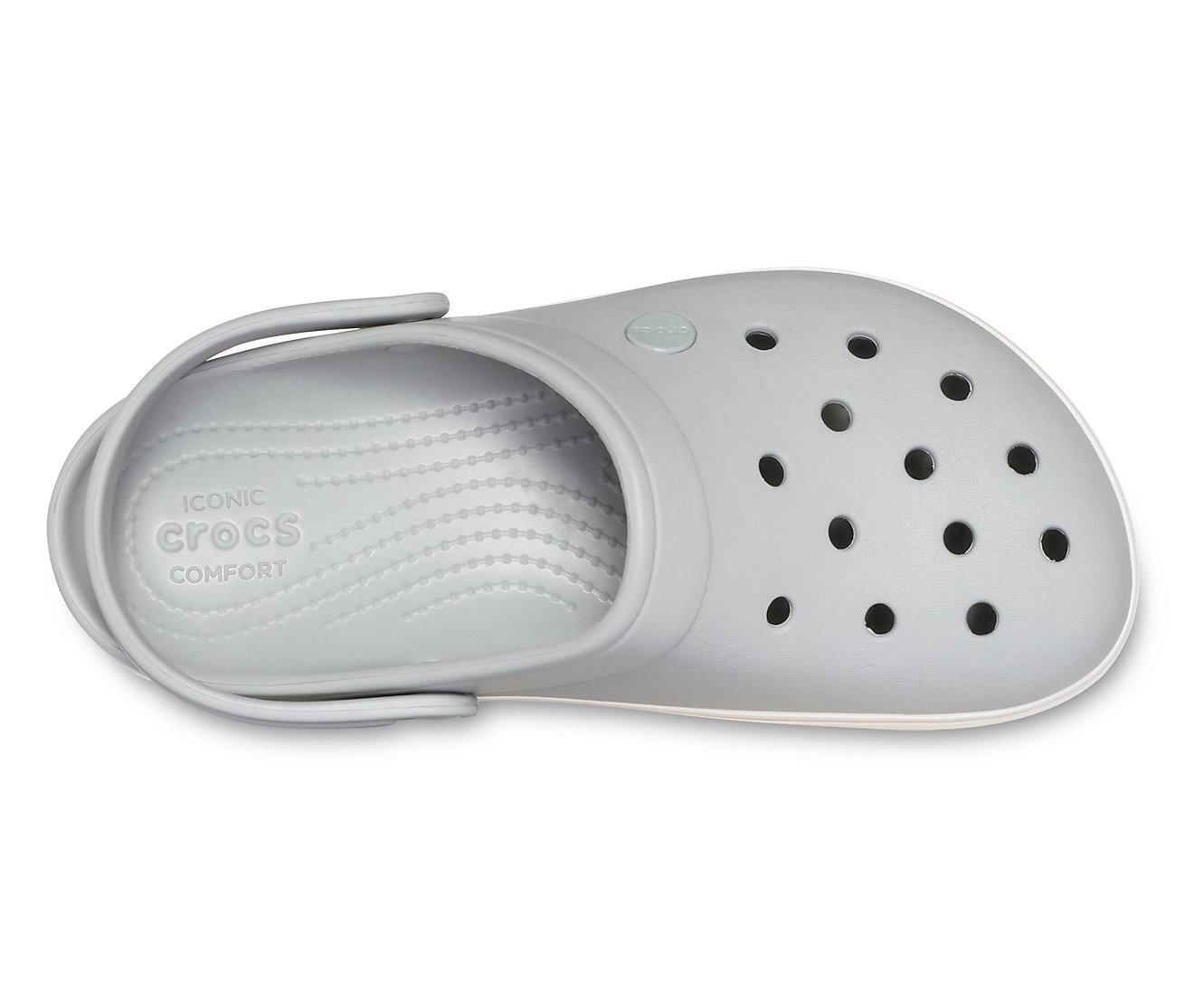 Сабо Crocs Crocband Platform Clog M5W7 р. 37 24 см Серый (205434) - фото 4