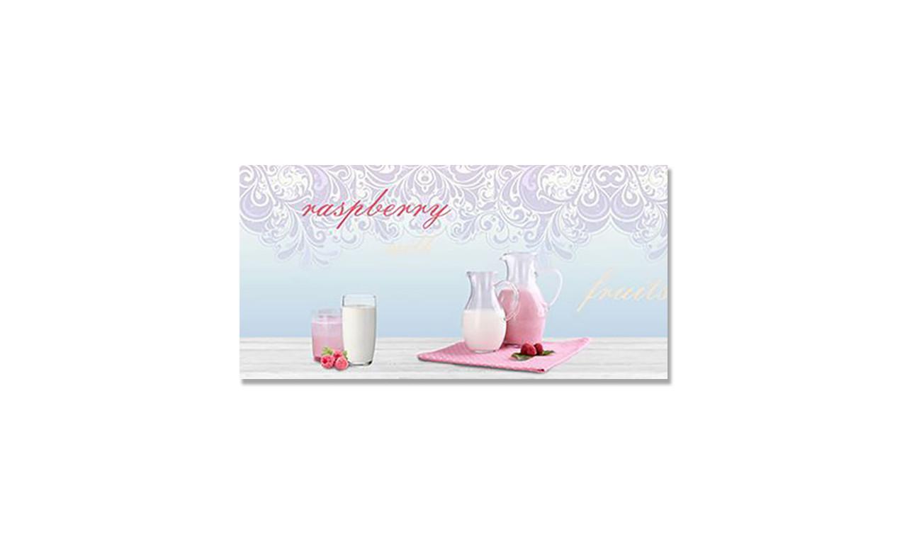 Наклейка виниловая на стол Zatarga Малиновый коктейль 600х1200 мм (1289776387)