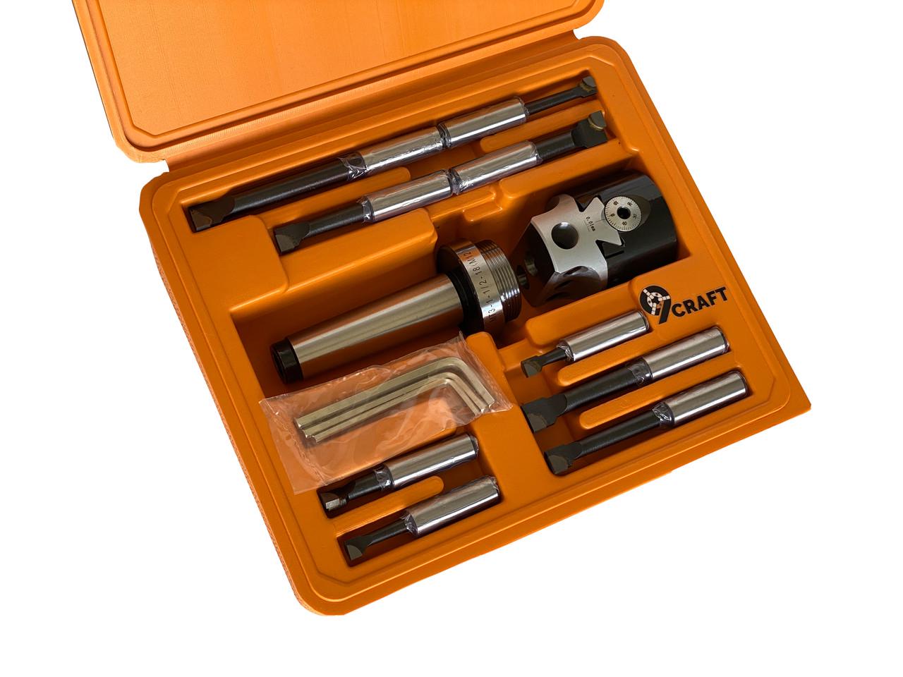 Розточна система F1-12 головка 50 мм MTB3 M12 та 9 різців