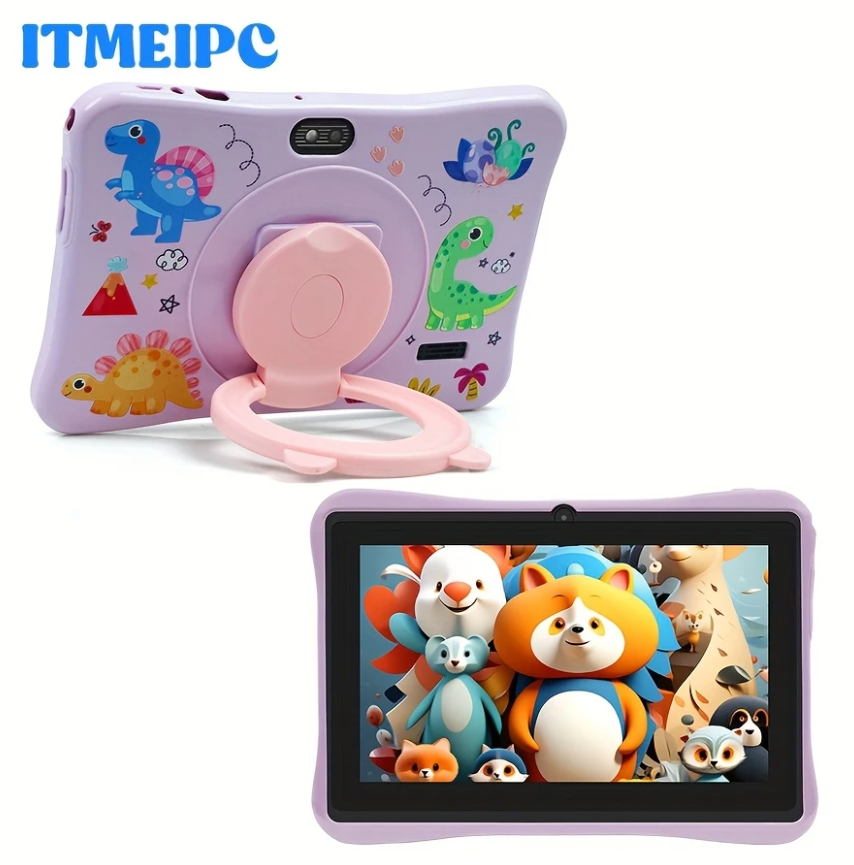 Планшет детский и защитный чехол с подставкой ITMEPC 4ГБ/32 ГБ Фиолетовый (ЧФД5) - фото 4 Планшет детский и защитный чехол с подставкой ITMEPC 4ГБ/32 ГБ Фиолетовый (ЧФД5) - фото 4