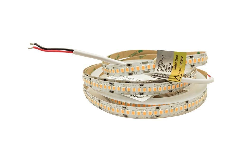 Светодиодная лента 2835-240-IP20-WW-10-24 RD00Q0TC-A-T 3000K CRI80 3 м (16982)