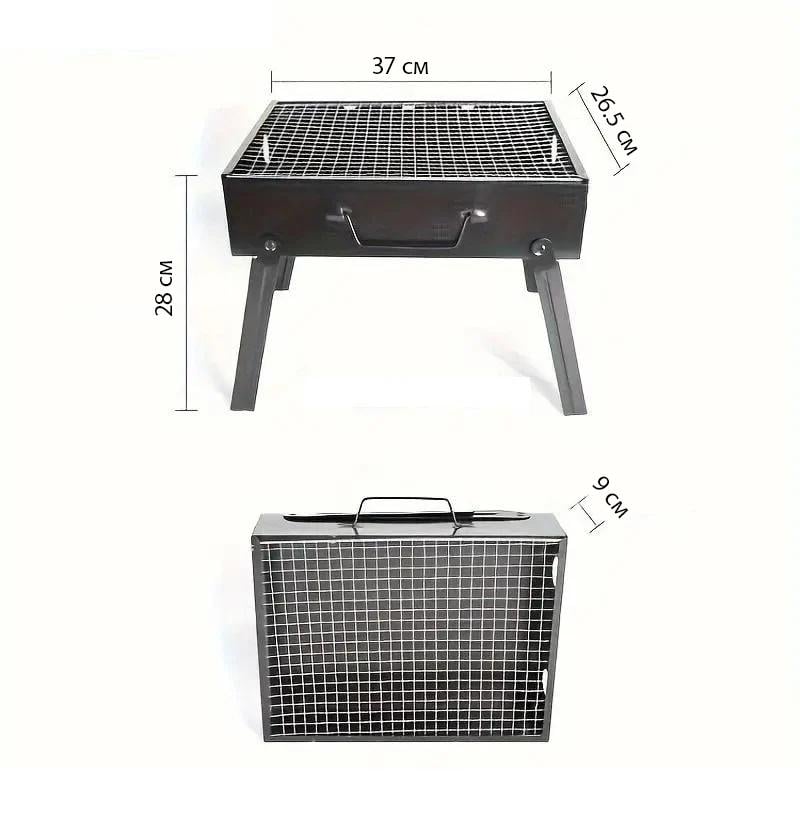 Мангал з решіткою для барбекю переносний складний (25095004) - фото 4 Мангал з решіткою для барбекю переносний складний (25095004) - фото 4