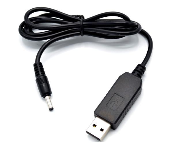 Кабель USB-DC 12V 3,5х1,35 мм 1 м Black Кабель USB-DC 12V 3,5х1,35 мм 1 м Black