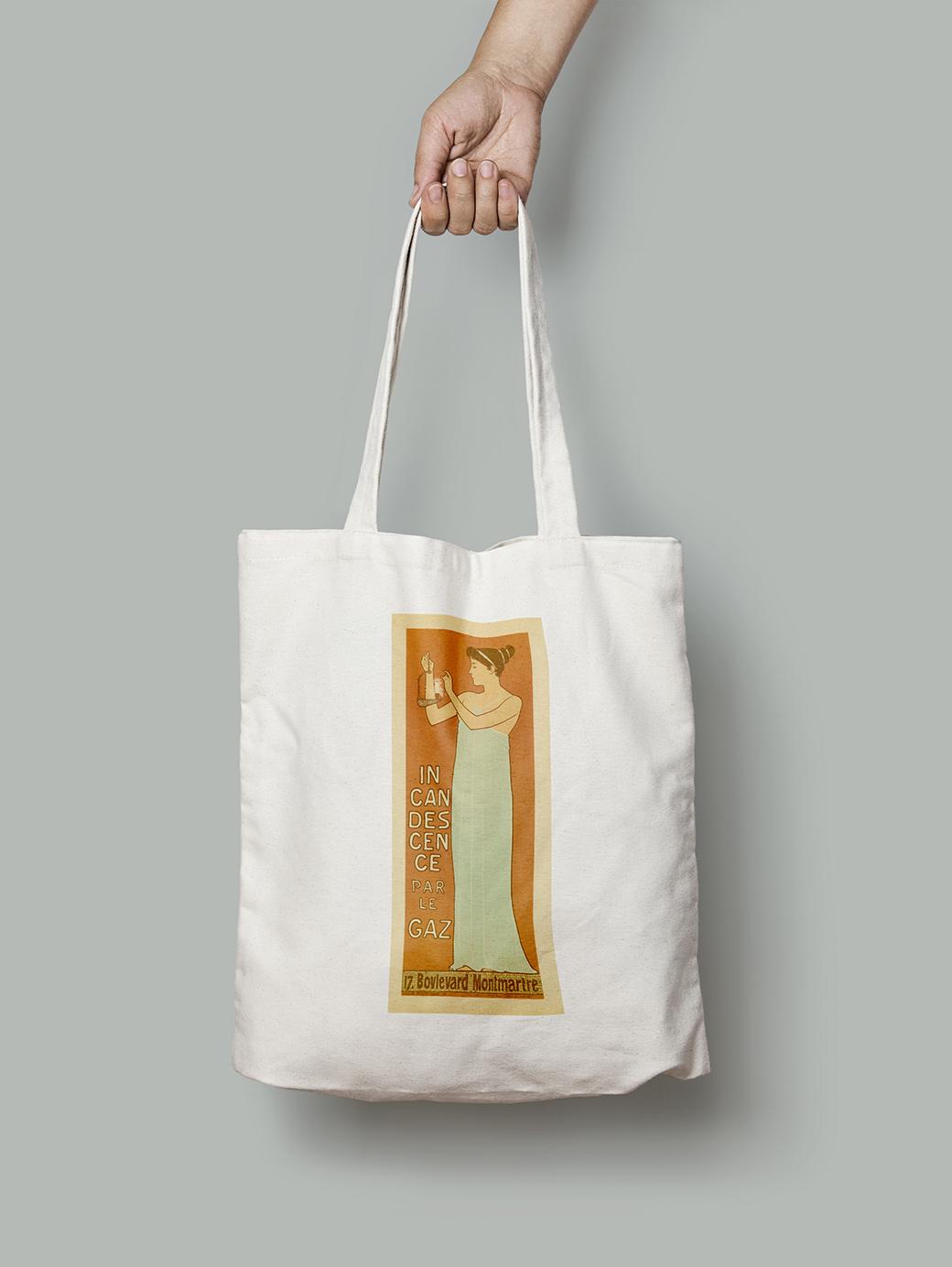 Эко-сумка шопер Горение от газа