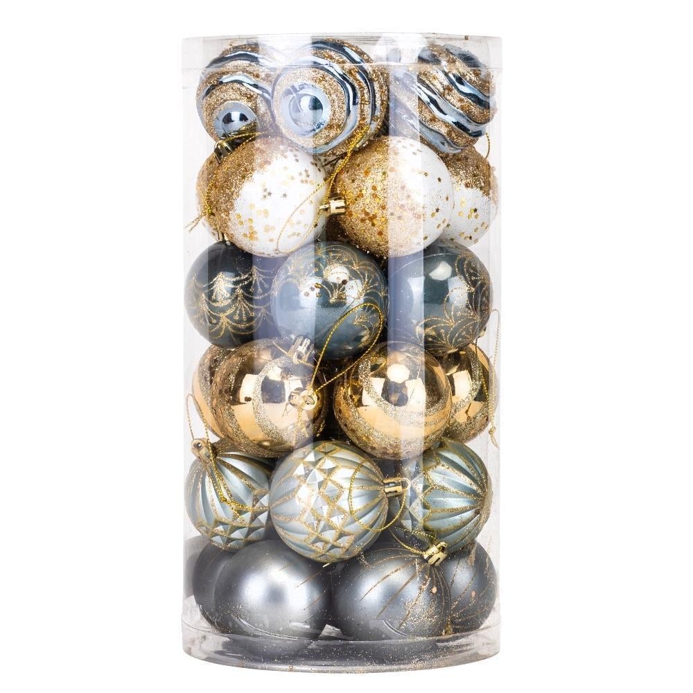 Набор елочных шаров Зимняя Феерия 30 шт. (9125-026) - фото 1 Набор елочных шаров Зимняя Феерия 30 шт. (9125-026) - фото 1