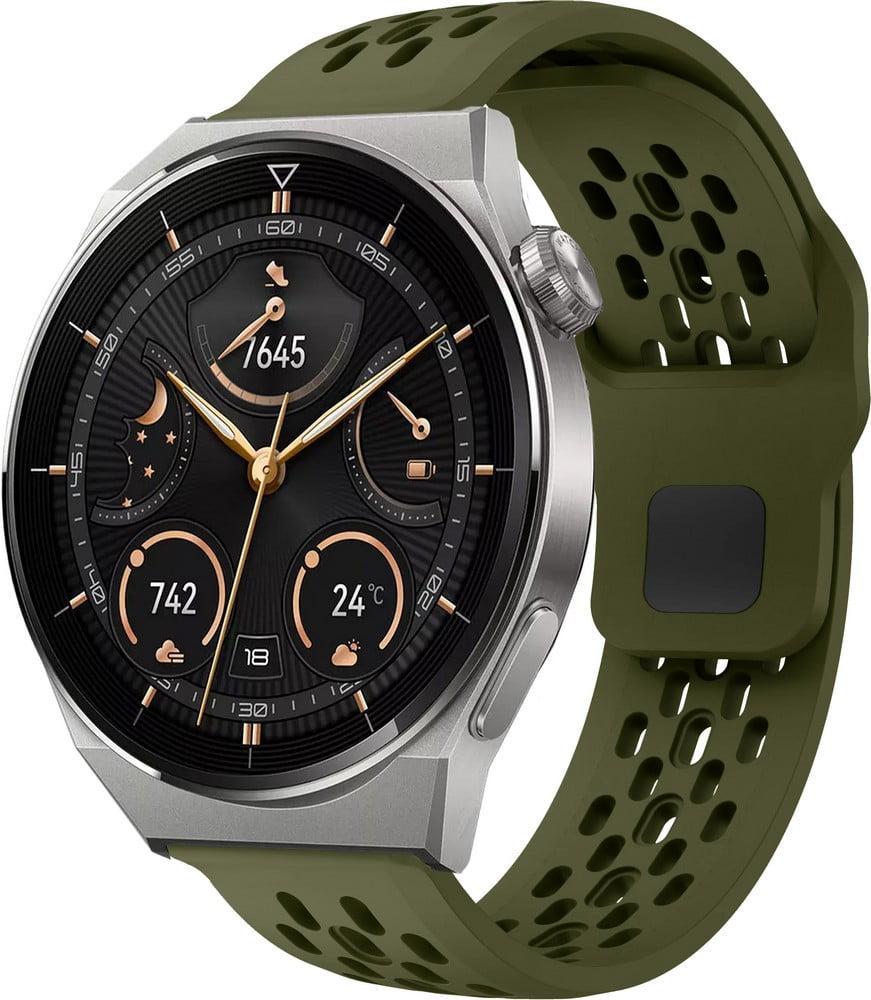 Ремінець силіконовий Liveunic для Huawei Watch GT3 Pro 46 мм Khaki (41947-17) Ремінець силіконовий Liveunic для Huawei Watch GT3 Pro 46 мм Khaki (41947-17)