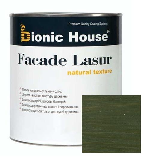 Краска фасадная для дерева Facade Lasur 2,8 л Мирта (18271473) - фото 1