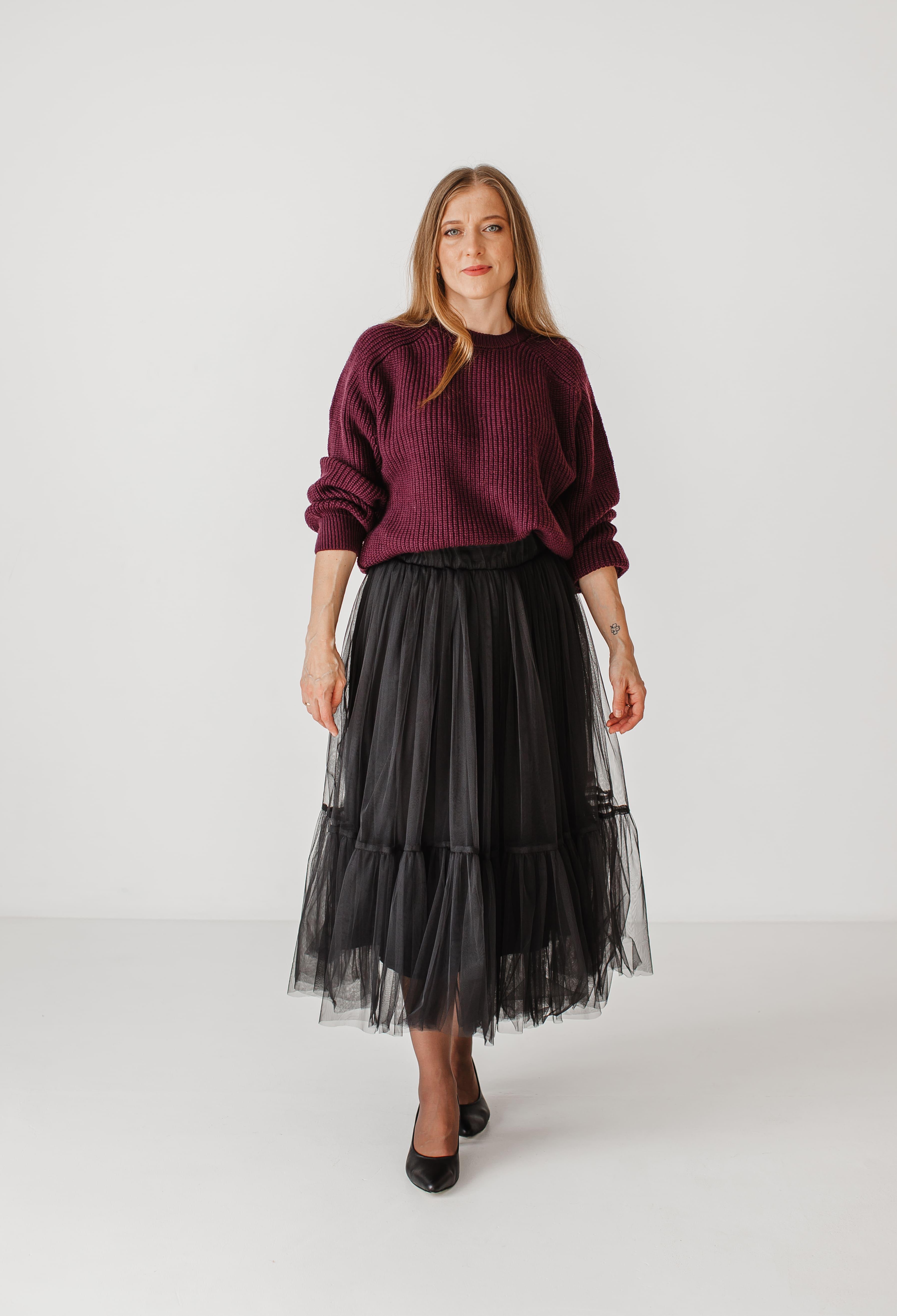 Спідниця жіноча VSlatinina фатинова L Чорний (01234567843) - фото 2 Спідниця жіноча VSlatinina фатинова L Чорний (01234567843) - фото 2