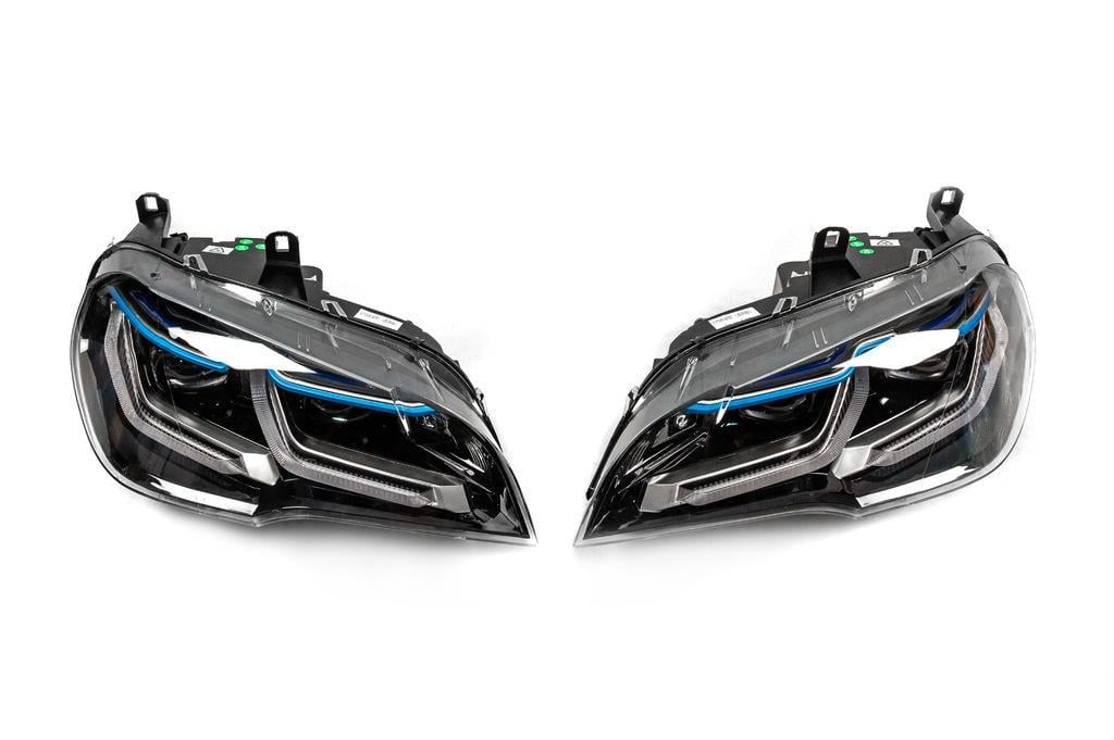 Передние фары GBT LASER BMW X5 E-70 2007-2013 гг. поликарбонат 2 шт. (129018)