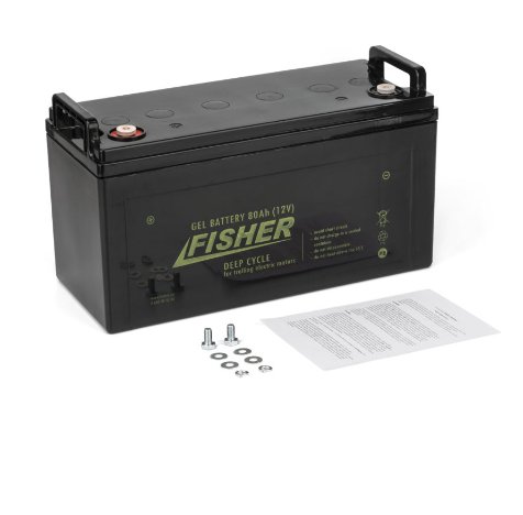 Гелевый аккумулятор Fisher 80Ah 12V 24 кг