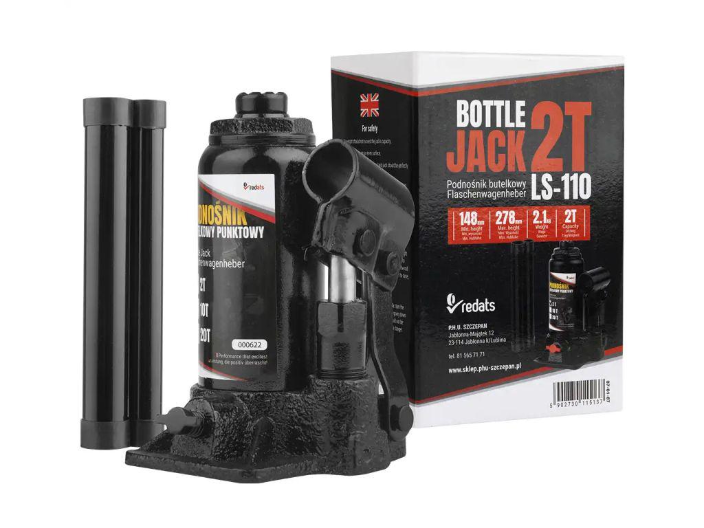 Домкрат бутылочный REDATS 2 т (LS-110 07-01-87) - фото 7 Домкрат бутылочный REDATS 2 т (LS-110 07-01-87) - фото 7