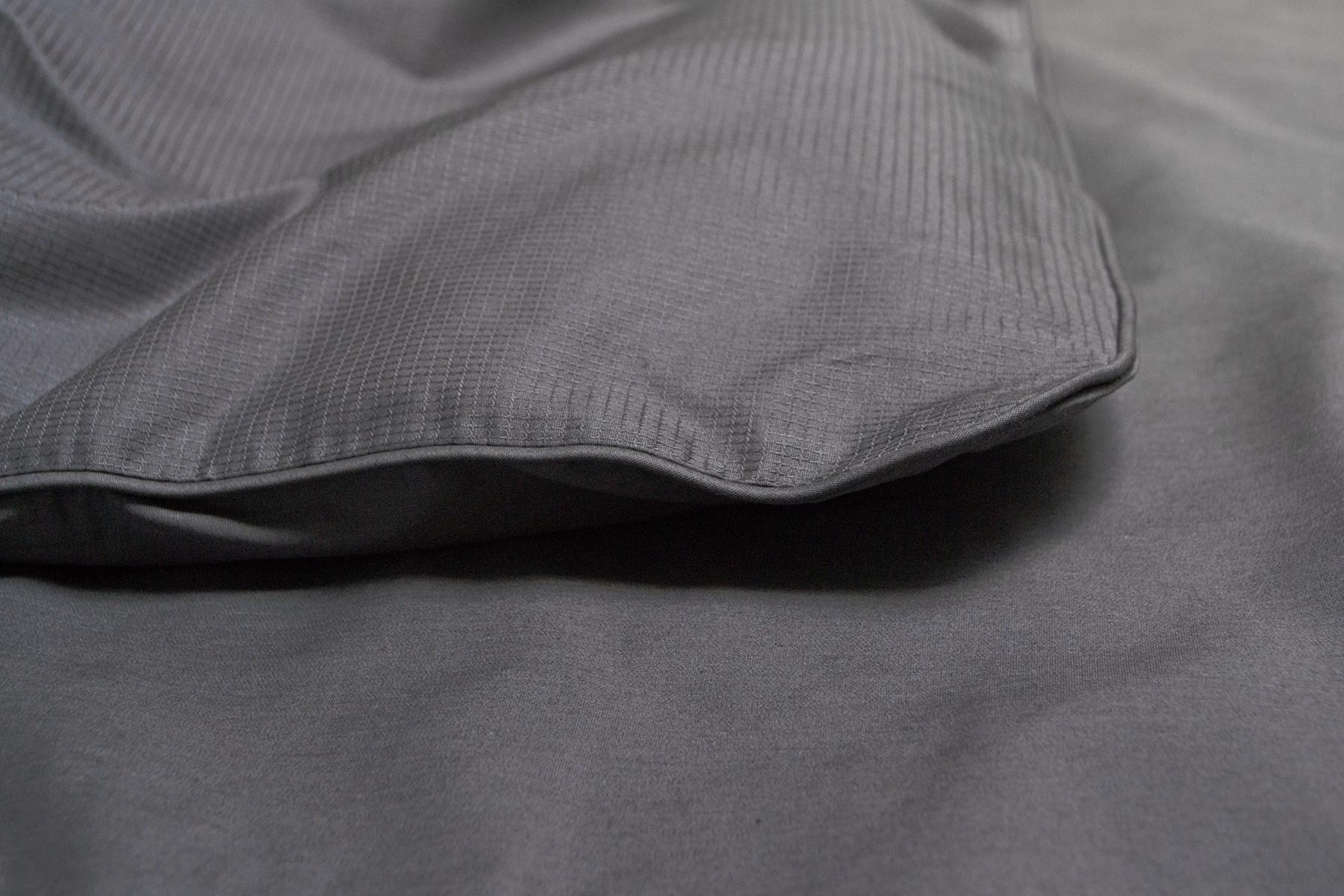 Підковдра з наволочками Penelope Pure 240x220/50x70 см Антрацит (svt-2000022343923) - фото 2 Підковдра з наволочками Penelope Pure 240x220/50x70 см Антрацит (svt-2000022343923) - фото 2