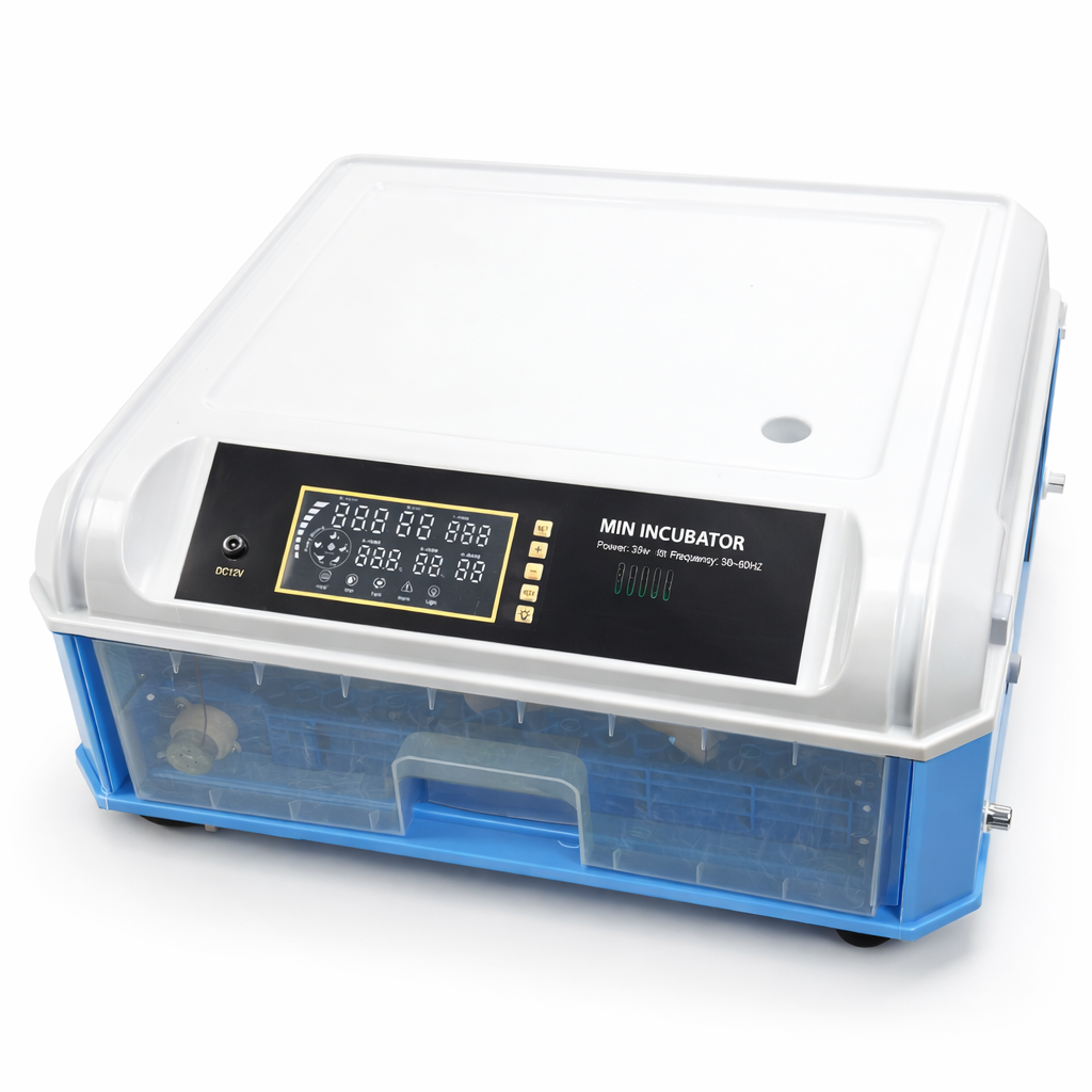 Інкубатор автоматичний TOSSA на 36 яєць з автопереворотом і контролем вологості 220V/12V (Р01-032)