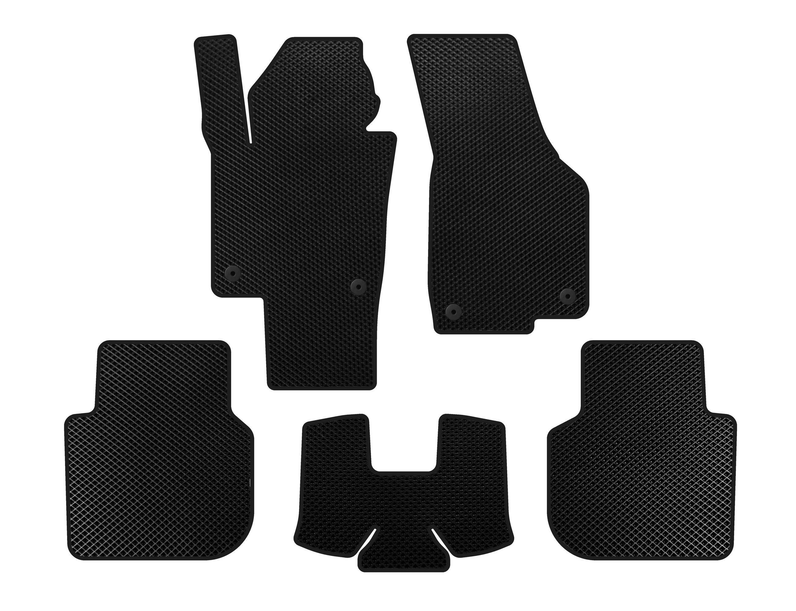 Коврики Digital Designs для Volkswagen Passat B8 2015-2023 гг. этилвинилацетат Черный (133692)