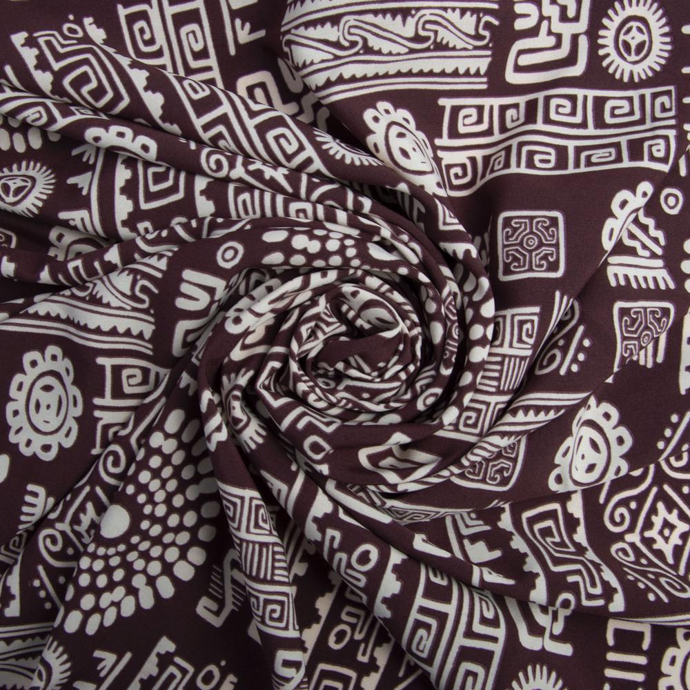 Ткань плательная Super Soft монускрипти