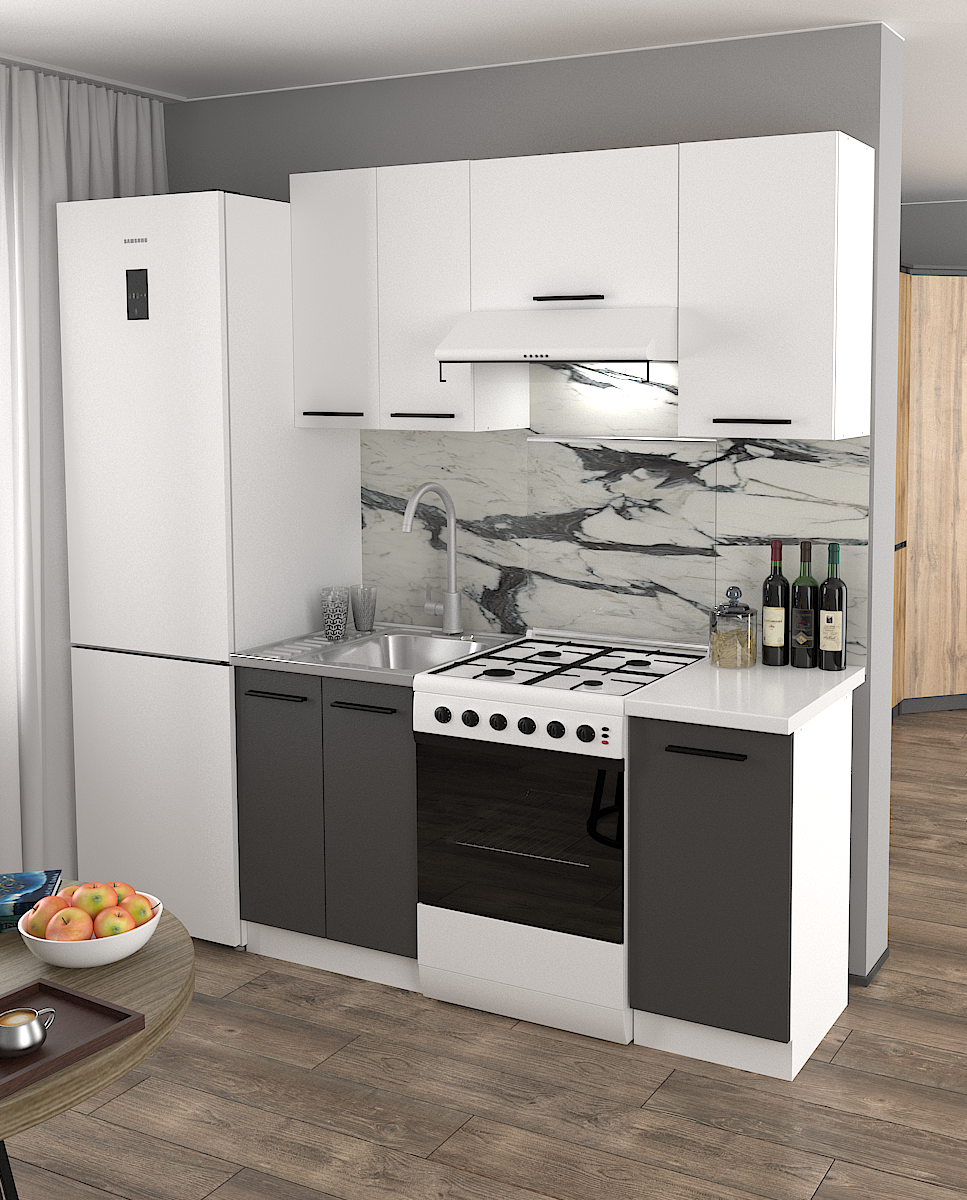 Кухонний набір Ліна 5 тумб у комплекті 1,6 м - фото 5 Кухонний набір Ліна 5 тумб у комплекті 1,6 м - фото 5