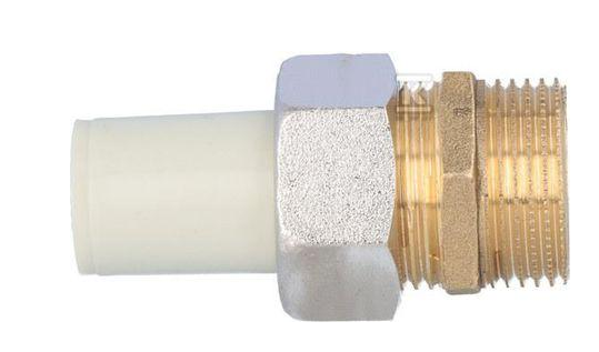 Соединитель разъемный KAN PPR с РЗ PP-R 25 мм G 3/4" (1209271004)