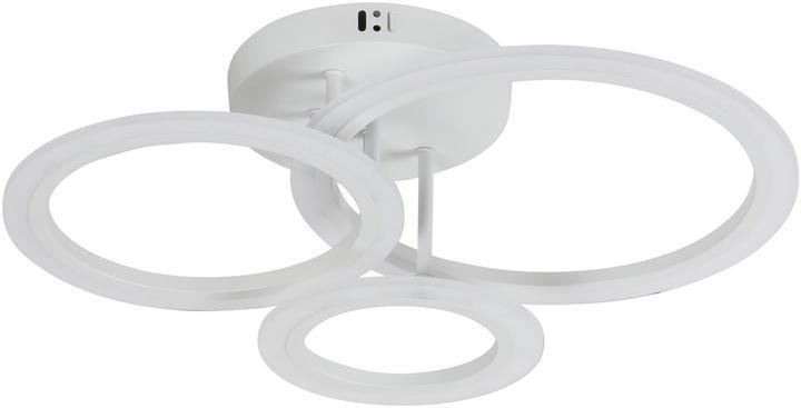 LED-люстра потолочная Valeso с пультом и плафонами-кольцами 3000/6500K IP20 G 2716/3B WT 66W Белый (28686042)
