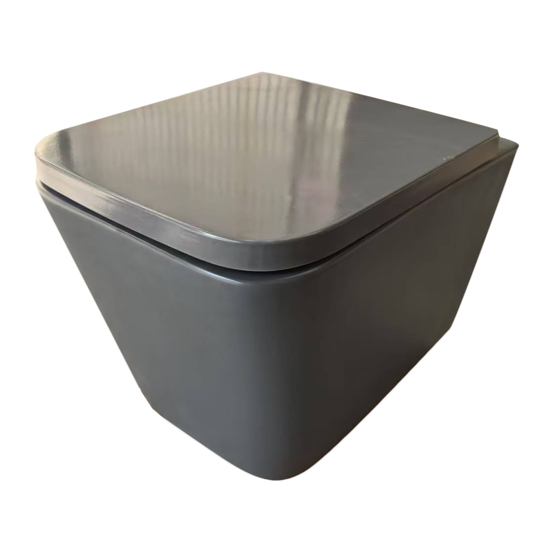 Унитаз подвесной MIXXUS Premium Quadro-0305-R безобедочный 510x350 мм Графит (OL-MP6656) - фото 2 Унитаз подвесной MIXXUS Premium Quadro-0305-R безобедочный 510x350 мм Графит (OL-MP6656) - фото 2