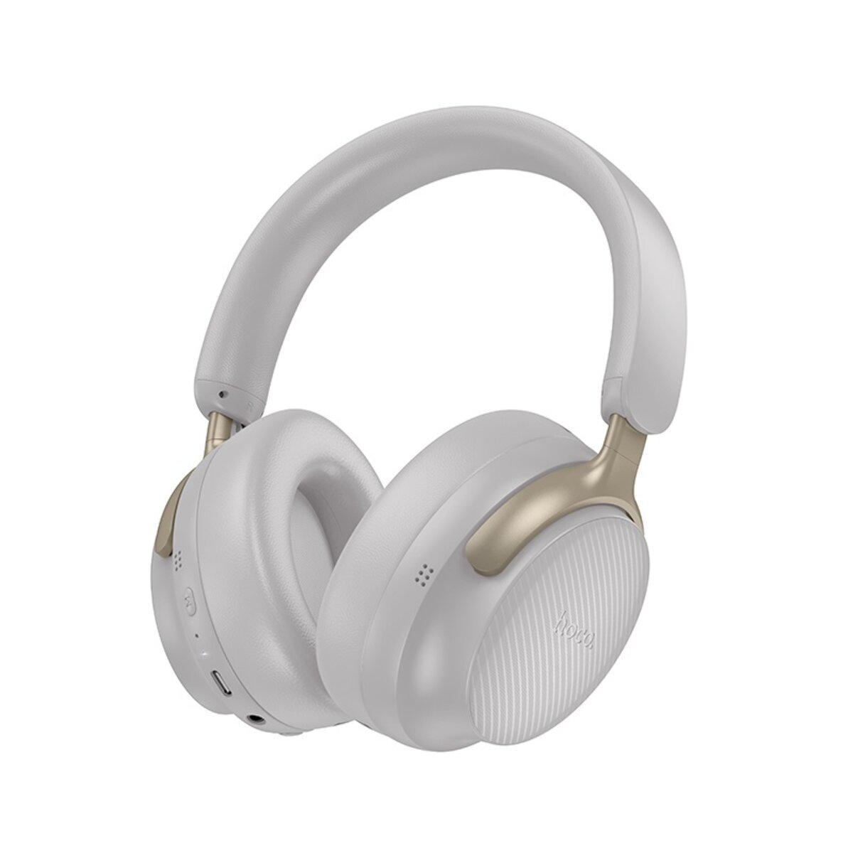 Навушники бездротові Hoco W53 Plus Tone ANC BT5.4 headphones 800 mAh Grey (6942007646611)