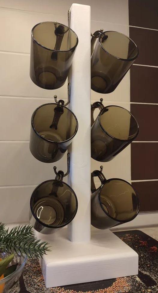 Стійка для чашок з дерева Нератан Зефір (СДК-008520) - фото 2 Стійка для чашок з дерева Нератан Зефір (СДК-008520) - фото 2