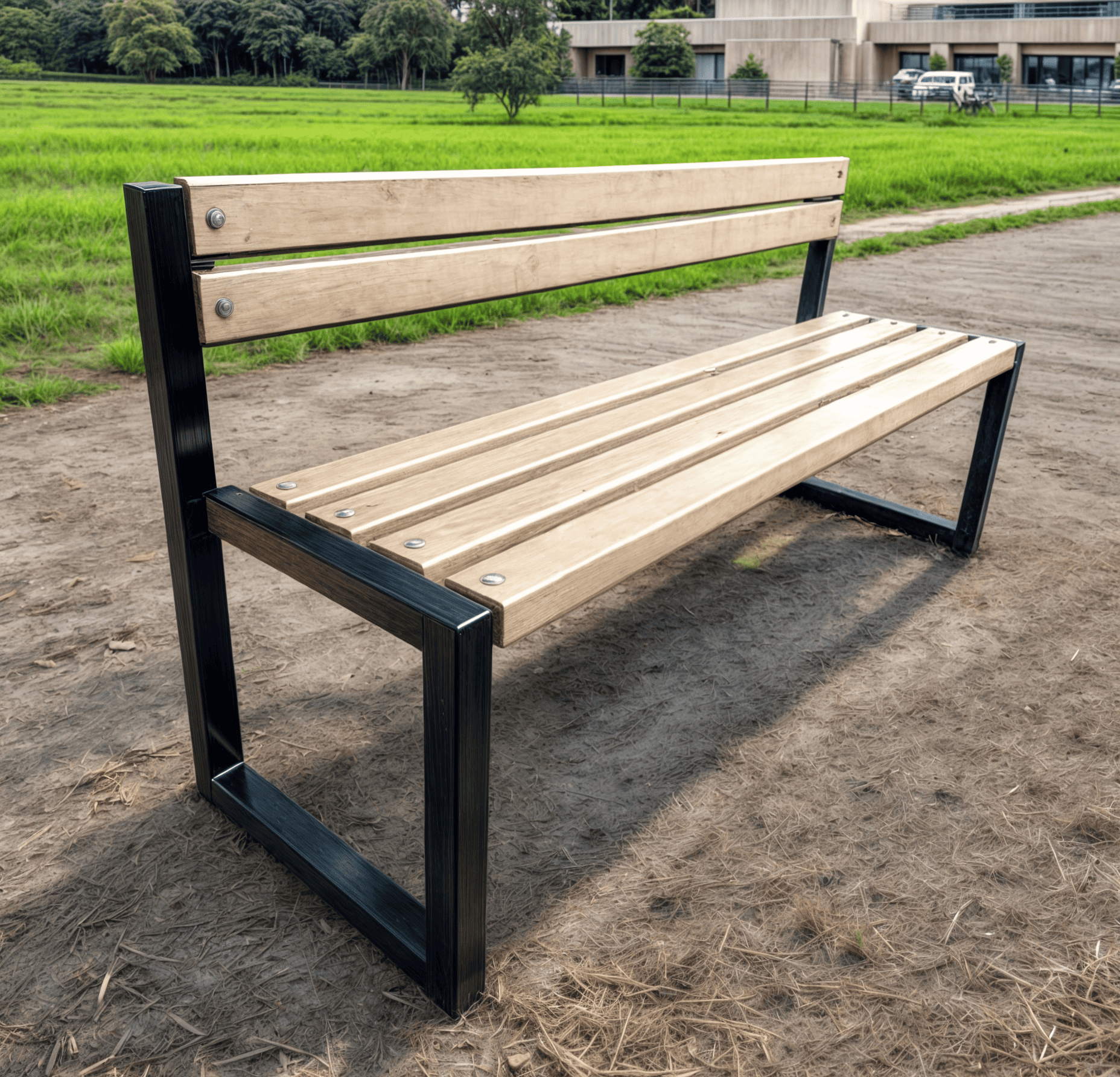 Скамейка садовая ТОБІ ШО Лофт Бенч со спинкой без подлокотников 1,5 м Слоновая кость (25589186) - фото 1 Скамейка садовая ТОБІ ШО Лофт Бенч со спинкой без подлокотников 1,5 м Слоновая кость (25589186) - фото 1