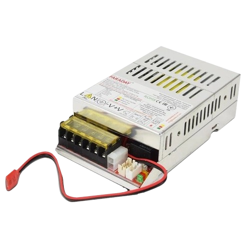 Блок бесперебойного питания Faraday Electronics ASCH ALU 14V 3А 55 Вт под аккумулятор 9-12 Ah на DIN-рейку (30359563)