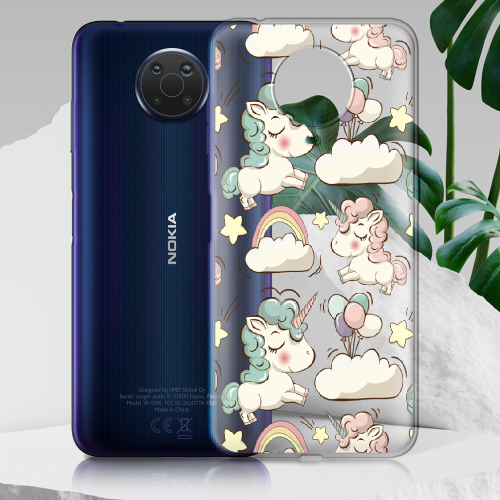 Чехол BoxFace Nokia G10 Unicorns Прозрачный силикон (42626-cc2-42373) - фото 2