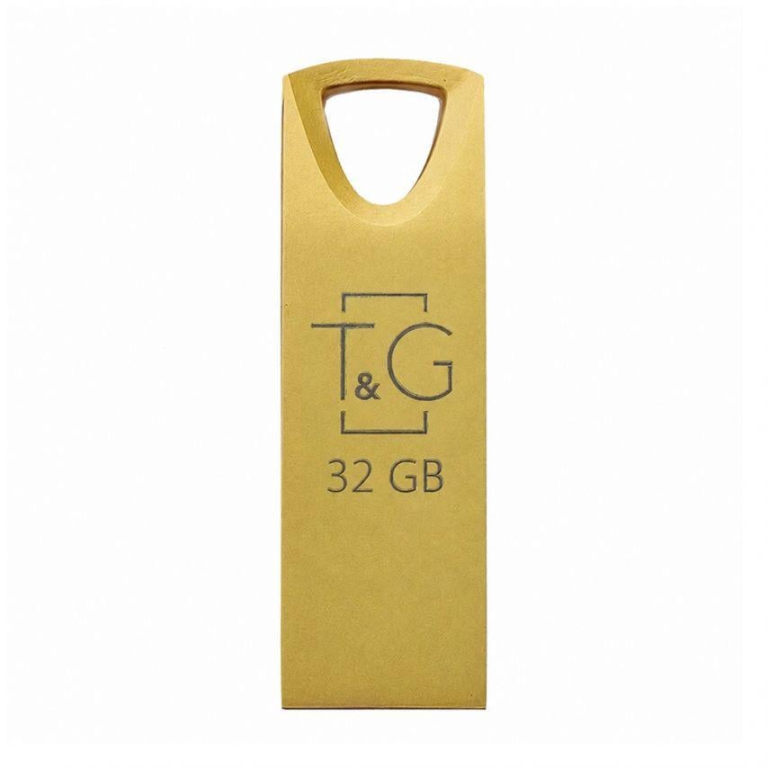 Флеш-пам'ять USB T&G Metal 32GB USB 2.0 Gold (117) Флеш-пам'ять USB T&G Metal 32GB USB 2.0 Gold (117)