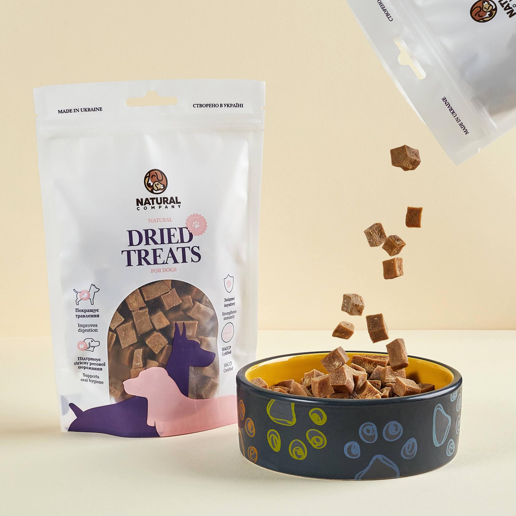 Ласощі для собак мясні кубики з качки для дресирування 100 г (979-03) - фото 2 Ласощі для собак мясні кубики з качки для дресирування 100 г (979-03) - фото 2