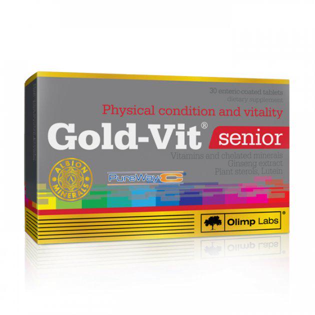 Вітамінно-мінеральний комплекс для спорту Olimp Nutrition Gold-Vit for senior 30 Tabs