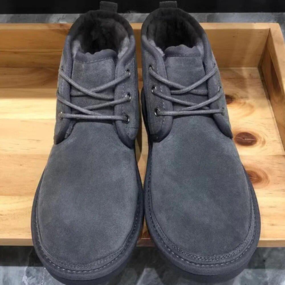 Угги мужские короткие GaLosha CORD на шнуровке р. 44 Серый (23450585) - фото 2 Угги мужские короткие GaLosha CORD на шнуровке р. 44 Серый (23450585) - фото 2