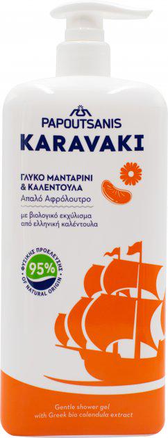 Гель для душа Karavaki Календула и мандарин 750 мл (E-00772)
