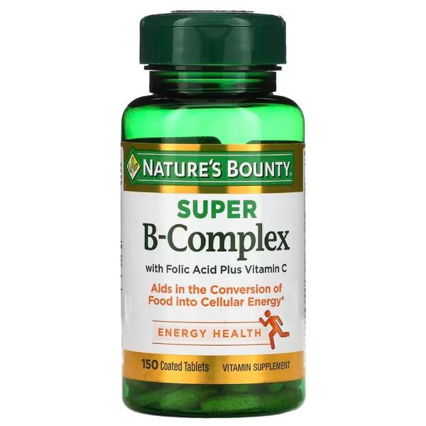 Комплекс В Nature's Bounty B-Complex Super 150 таб. (000021671)