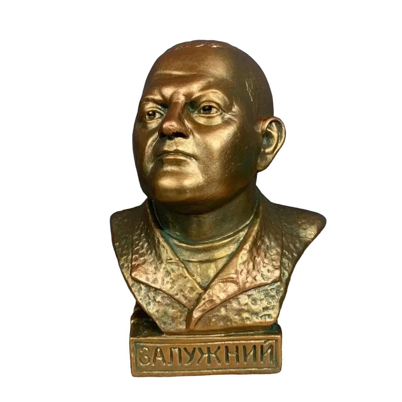 Статуетка Залужного лакований прикрашений гіпс 22 см Бронзовий (15359745)