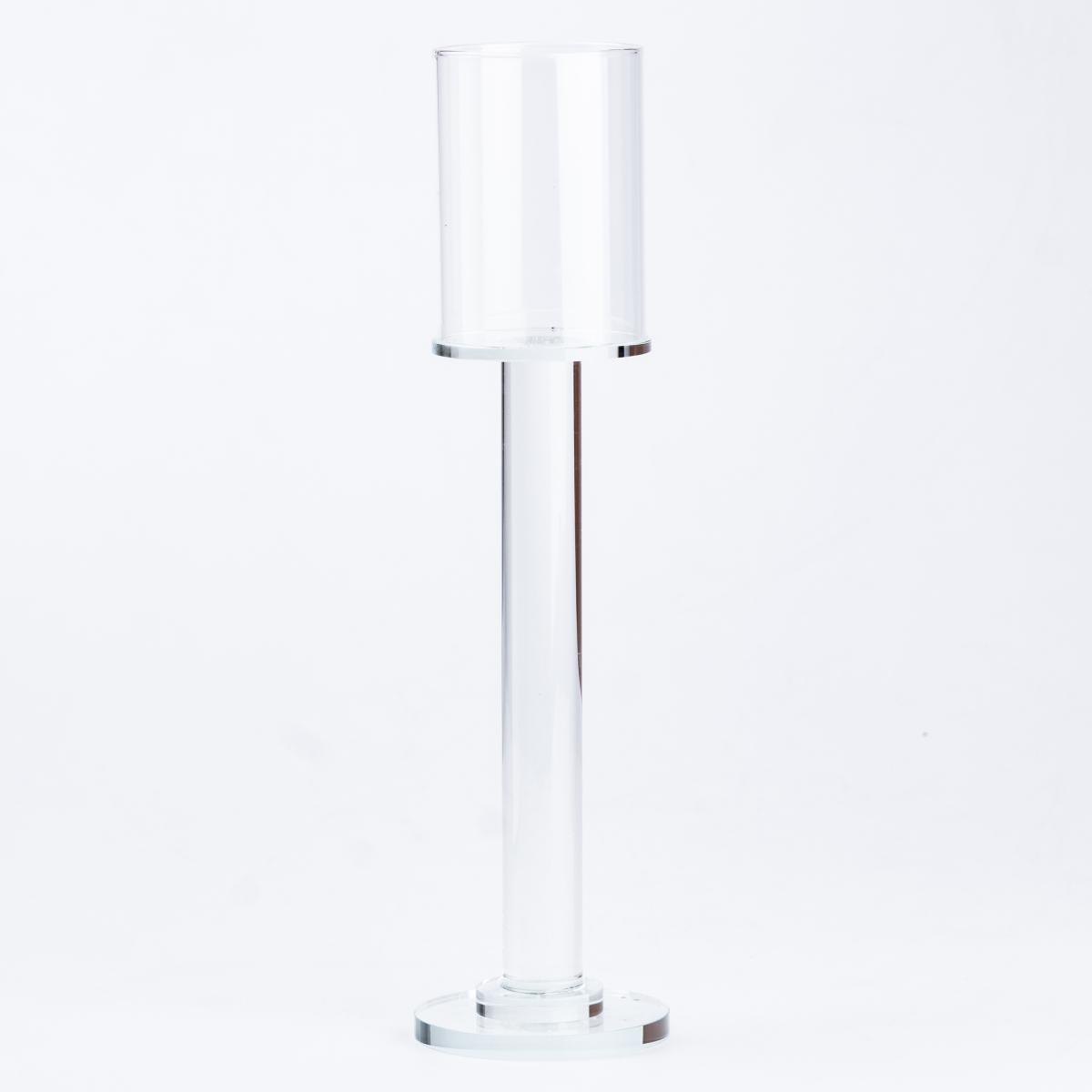 Подсвечник стеклянный Cylinder на высокой ножке 35,5 см (HP36558M) Подсвечник стеклянный Cylinder на высокой ножке 35,5 см (HP36558M)
