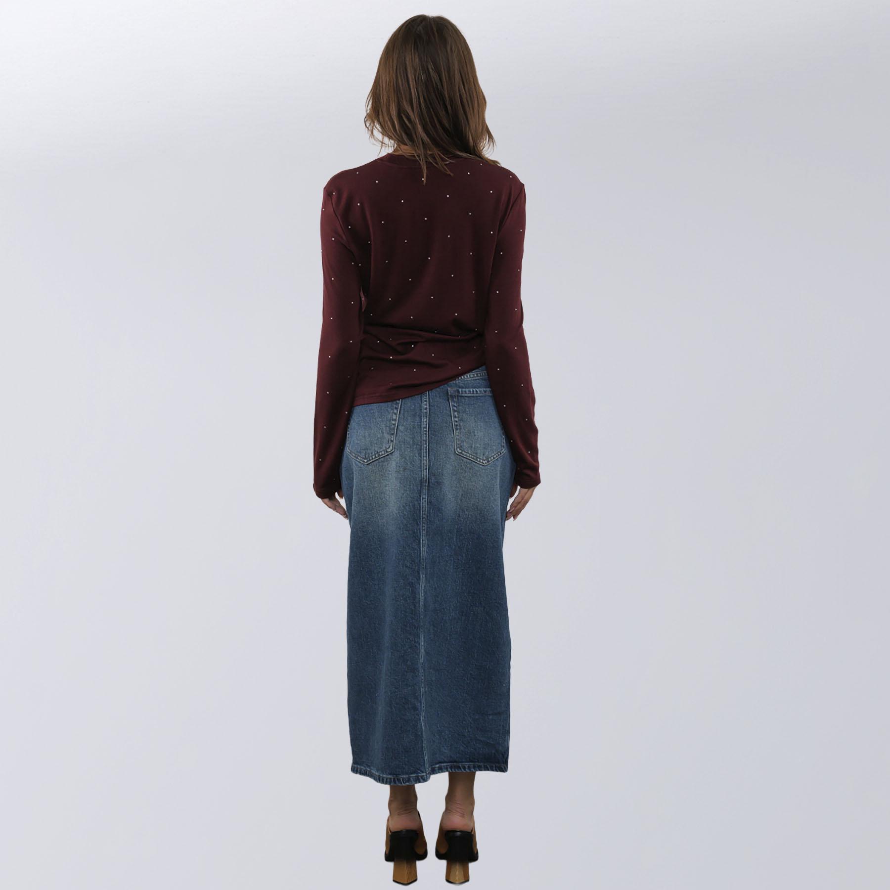 Реглан жіночий повсякдний Miu Miu M Бордовий (2797308236) - фото 4