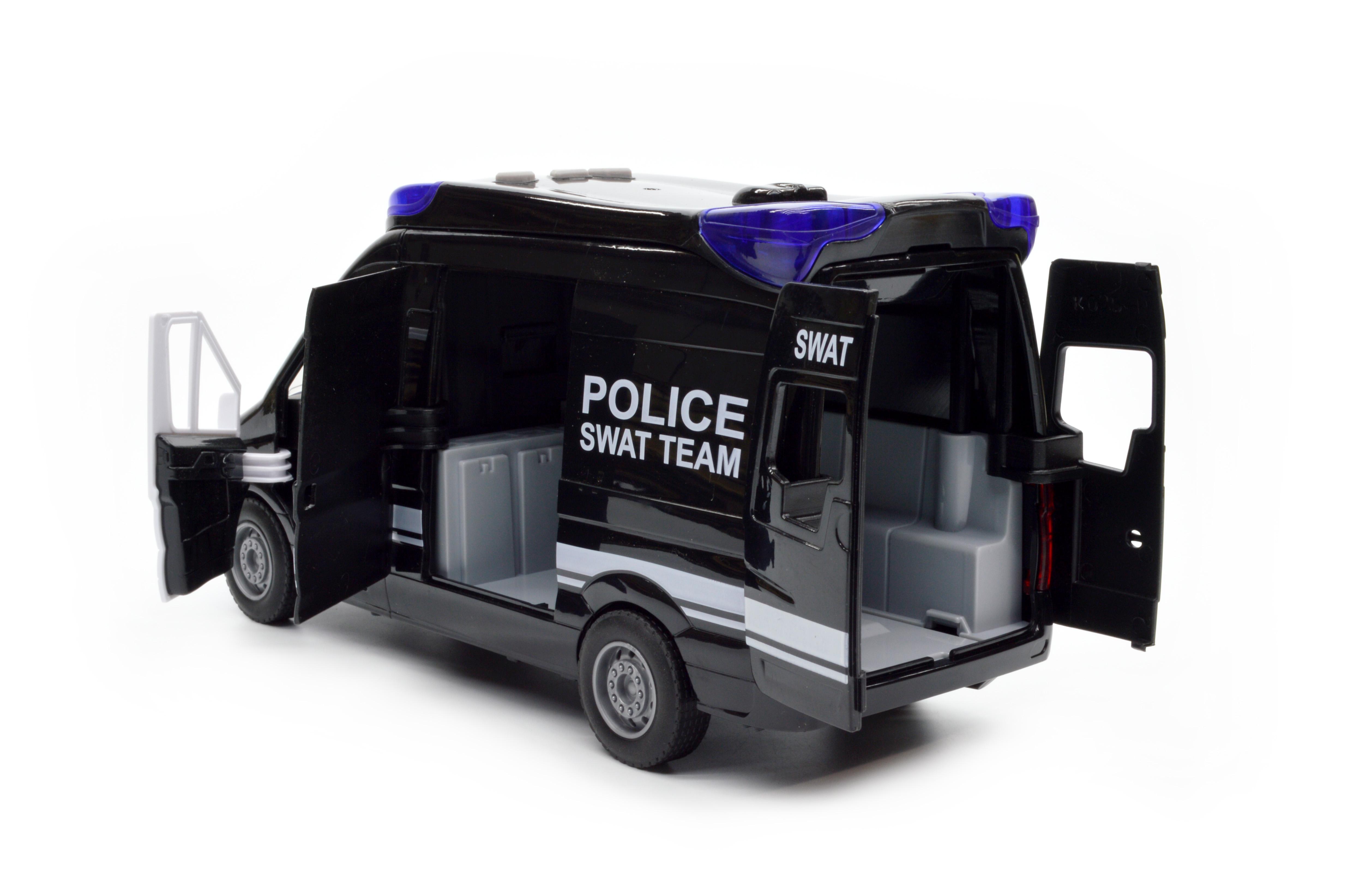 Машина полицейский фургон 666-12Р открываются все двери свет звук инерция - фото 4 Машина полицейский фургон 666-12Р открываются все двери свет звук инерция - фото 4