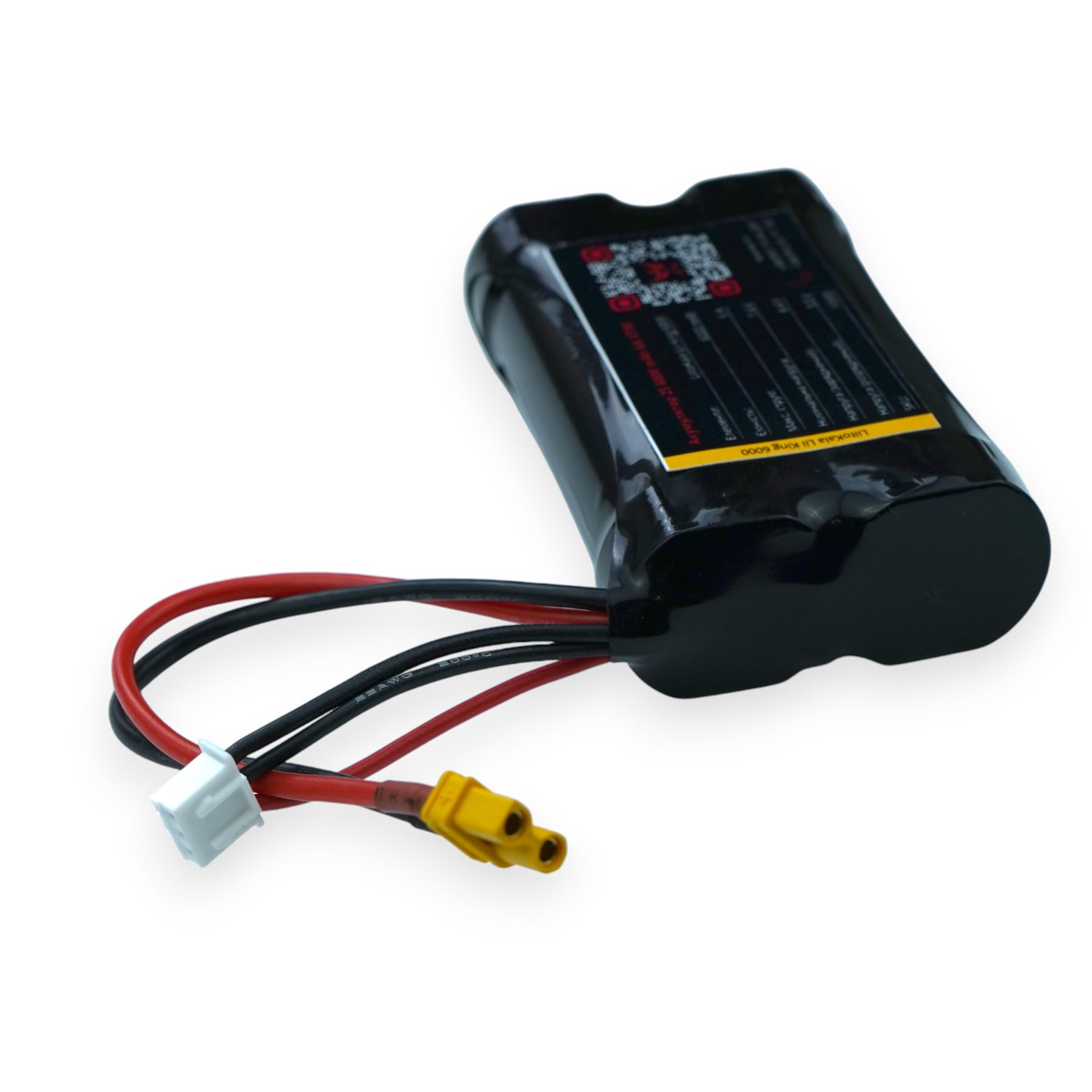 Аккумулятор с коннектором DC для FPV-очков Phoenix drones LiitoKala Lii-King 2S 6000 mAh (96265) - фото 2