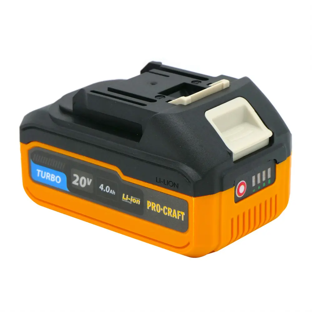 Батарея аккумуляторная ProCraft Battery20/4 Li-ion Turbo 20 В 4Ач - фото 6 Батарея аккумуляторная ProCraft Battery20/4 Li-ion Turbo 20 В 4Ач - фото 6