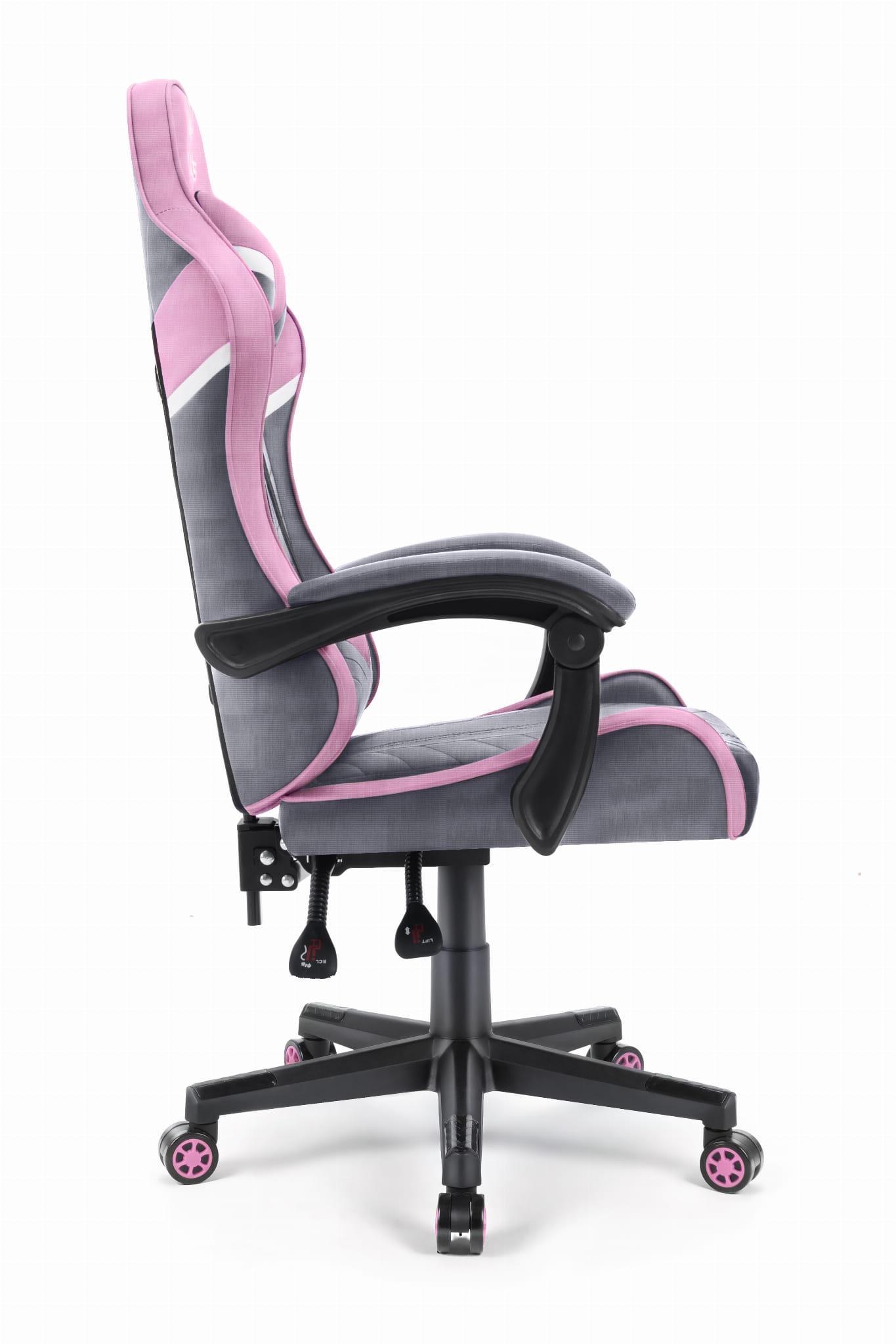 Компьютерное кресло Hell's Chair HC-1004 Pink/Grey - фото 4