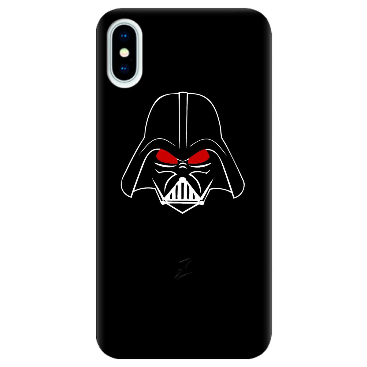 Силиконовый чехол Zorrov для Apple iPhone X - Dark side (10290050153033455)