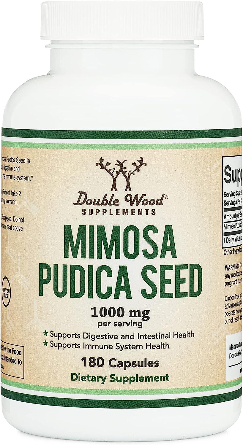 Экстракт мимозы Double Wood Supplements Mimosa Pudica Extract 1000 mg 180 capsules Экстракт мимозы Double Wood Supplements Mimosa Pudica Extract 1000 mg 180 capsules