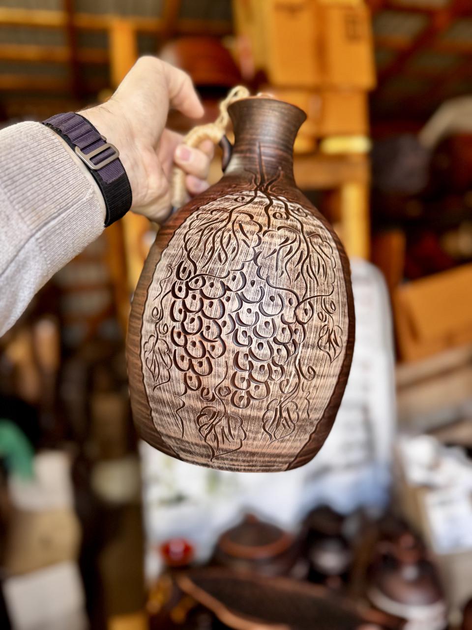 Кувшин глиняный Ангоб для вина 5 л (2582922359) - фото 10 Кувшин глиняный Ангоб для вина 5 л (2582922359) - фото 10