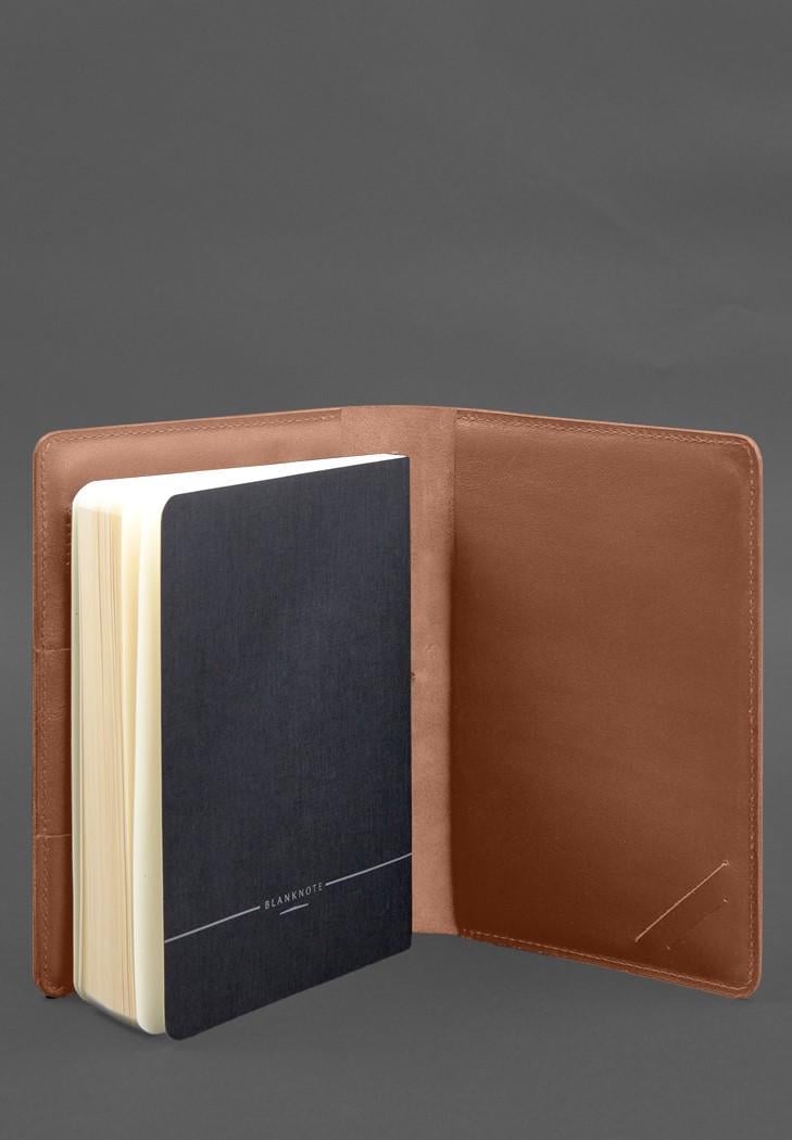 Блокнот шкіряний Софт-бук 9.4 А5 Світло-коричневий (A-028801) - фото 4