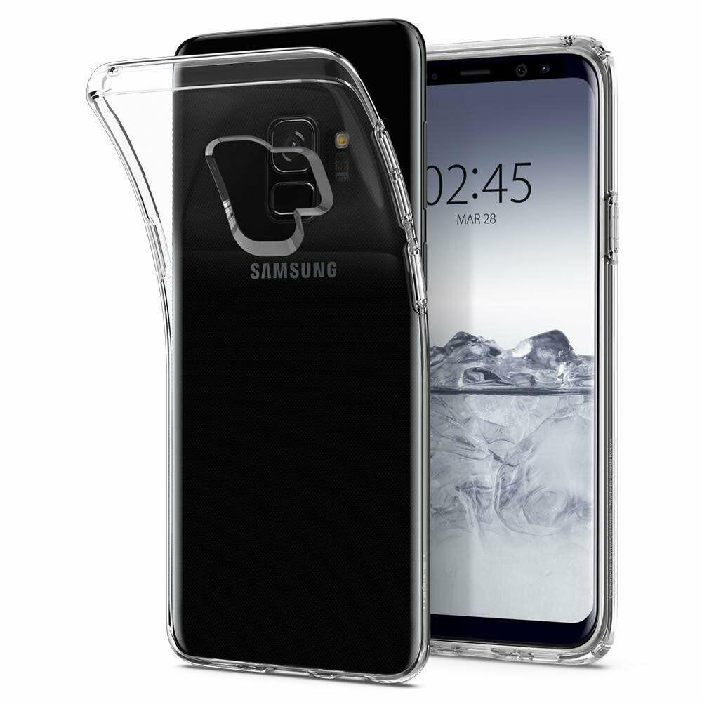 Чехол прозрачный противоударный Spigen Liquid Crystal для Samsung Galaxy S9 Plus Чехол прозрачный противоударный Spigen Liquid Crystal для Samsung Galaxy S9 Plus