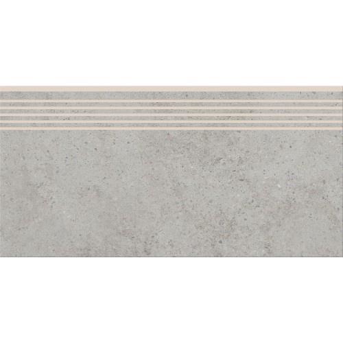 Ступенька из керамогранита Highbrook Light Grey Steptread светло-серая 8x598x298 мм (004631) Ступенька из керамогранита Highbrook Light Grey Steptread светло-серая 8x598x298 мм (004631)